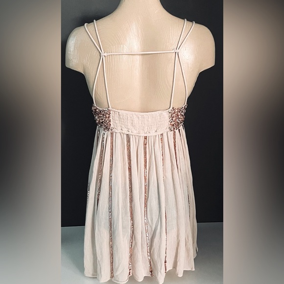 Free People Glitter Girl Mini Slip Dress - Picture 2 of 8